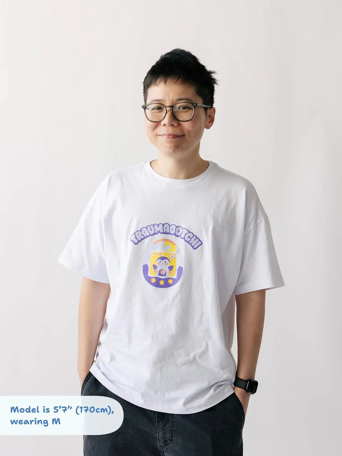 Traumagotchi Finch T-Shirt - Image 3